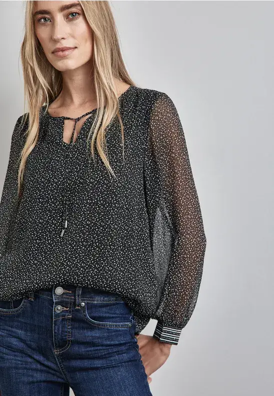 Street One Bedruckte Chiffon-Bluse