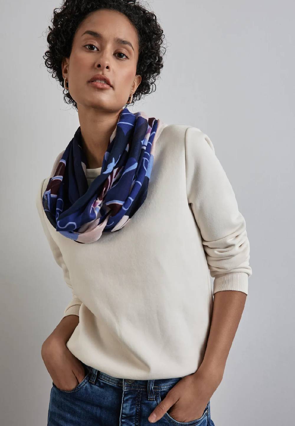 Street One Bedruckter Loop-Schal