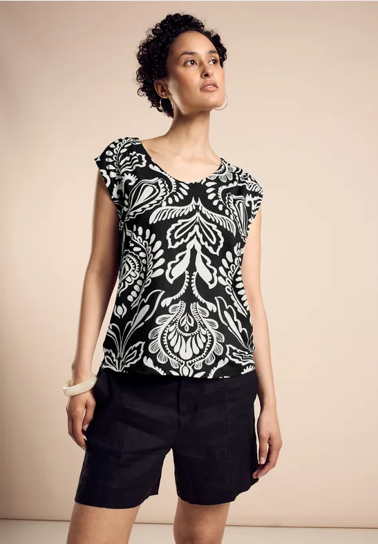 Street One Bedrucktes Jersey-Top