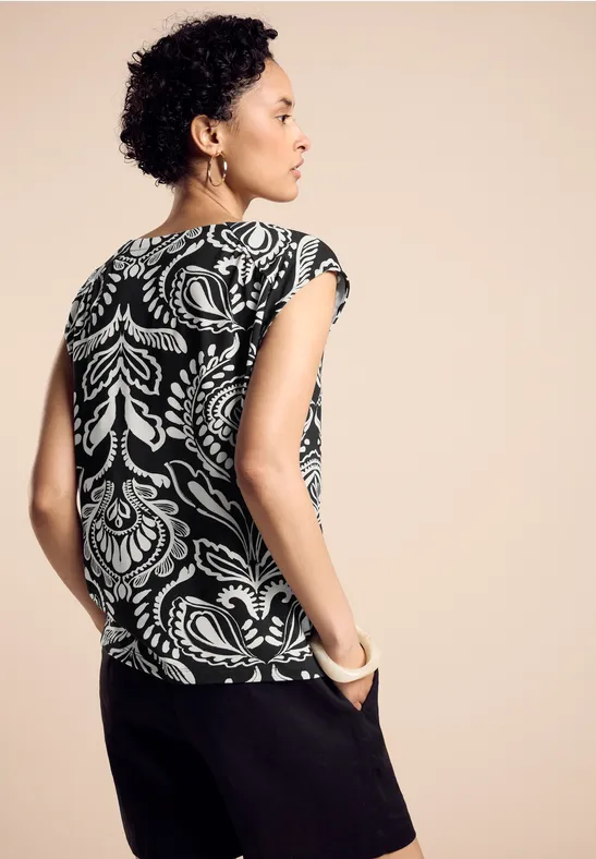 Street One Bedrucktes Jersey-Top