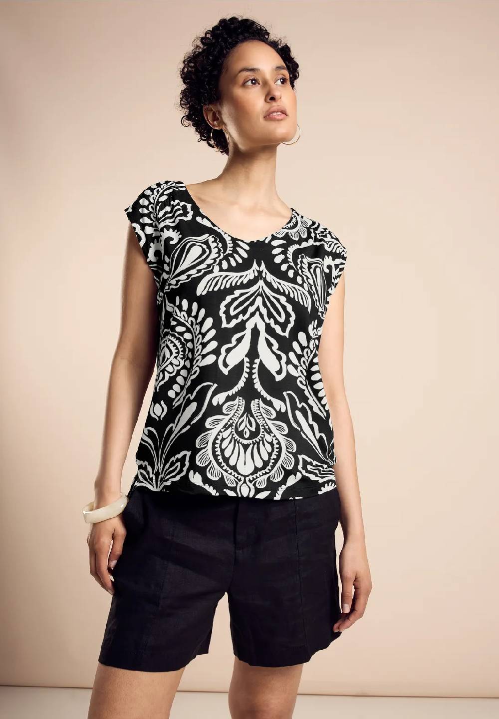 Street One Bedrucktes Jersey-Top