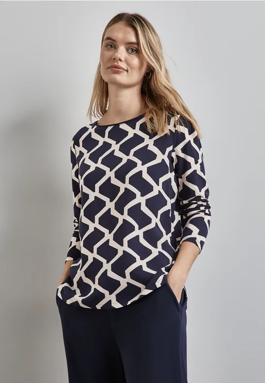 Street One Bedrucktes Langarmshirt