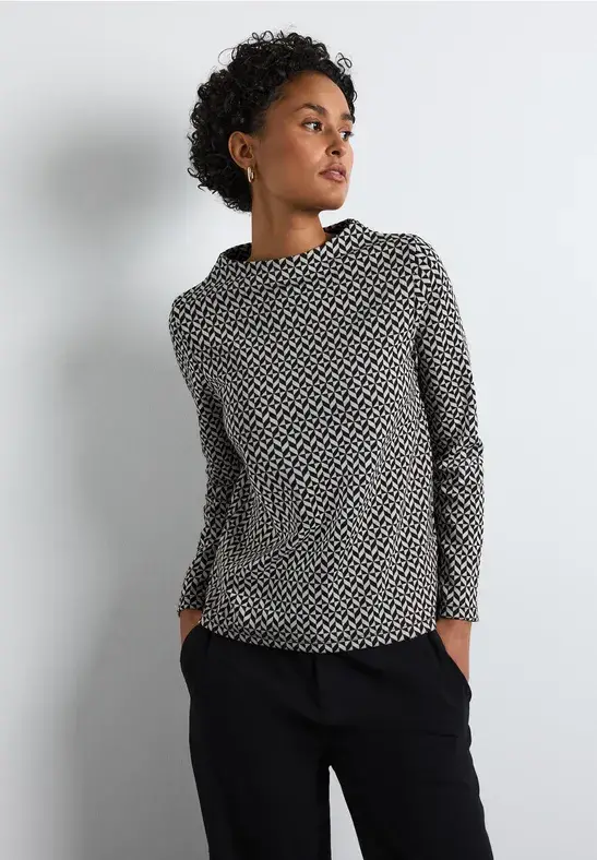 Street One Bedrucktes Langarmshirt