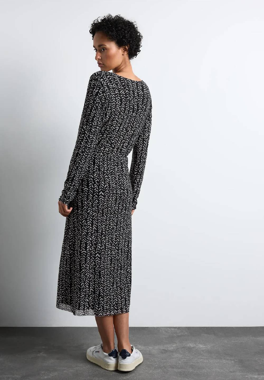 Street One Bedrucktes Mesh-Kleid