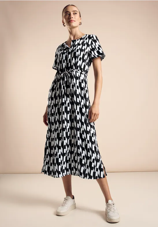 Street One Bedrucktes Midi-Kleid