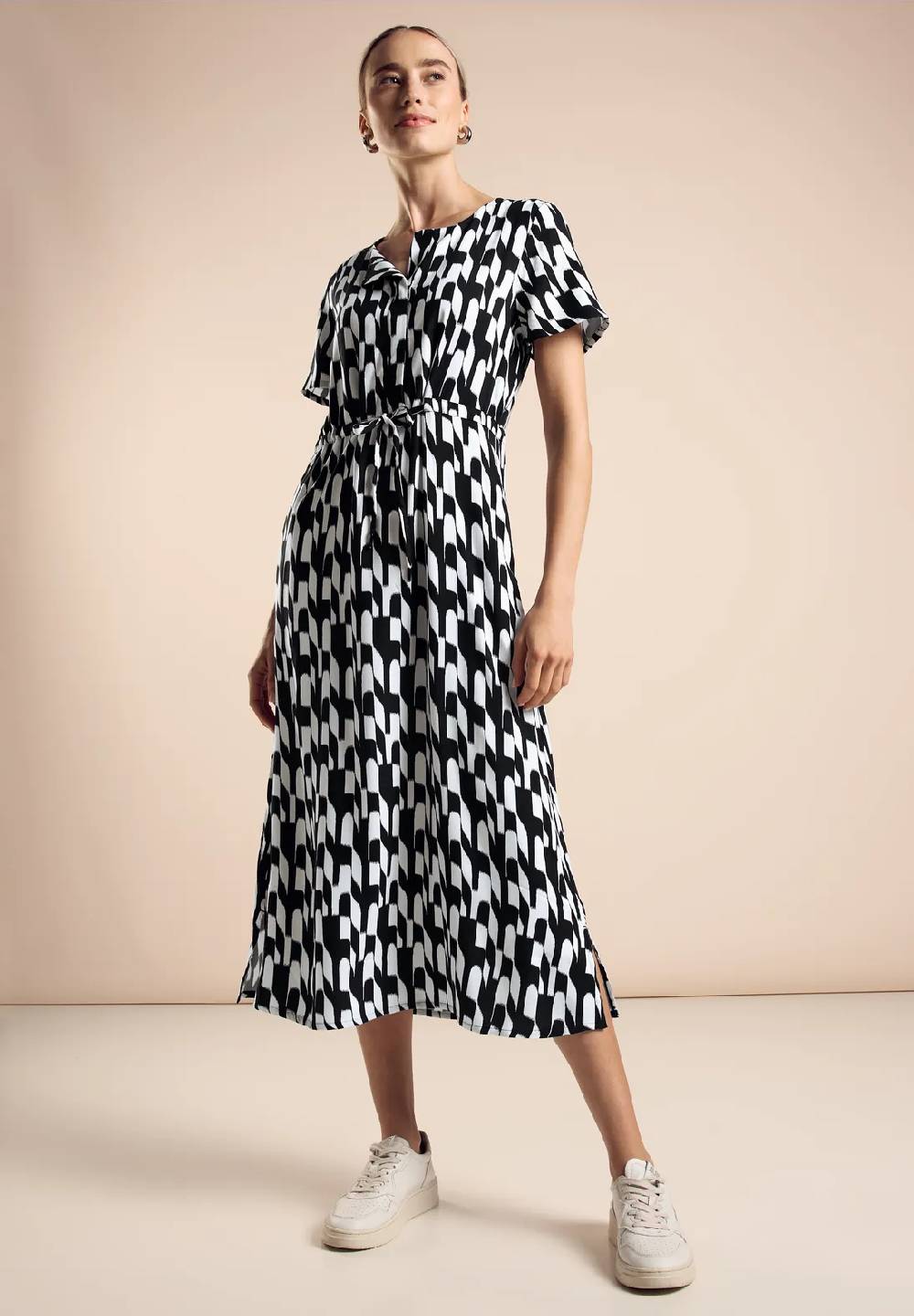 Street One Bedrucktes Midi-Kleid