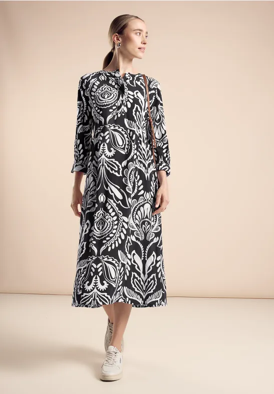 Street One Bedrucktes Midi-Kleid
