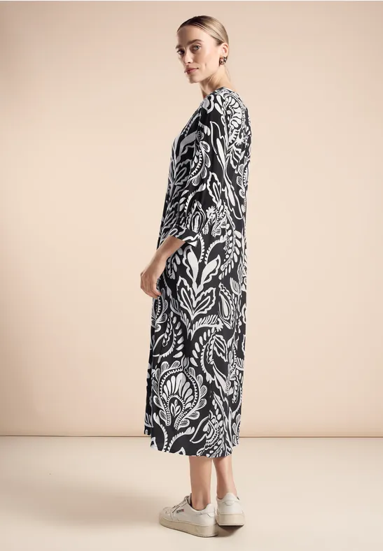 Street One Bedrucktes Midi-Kleid
