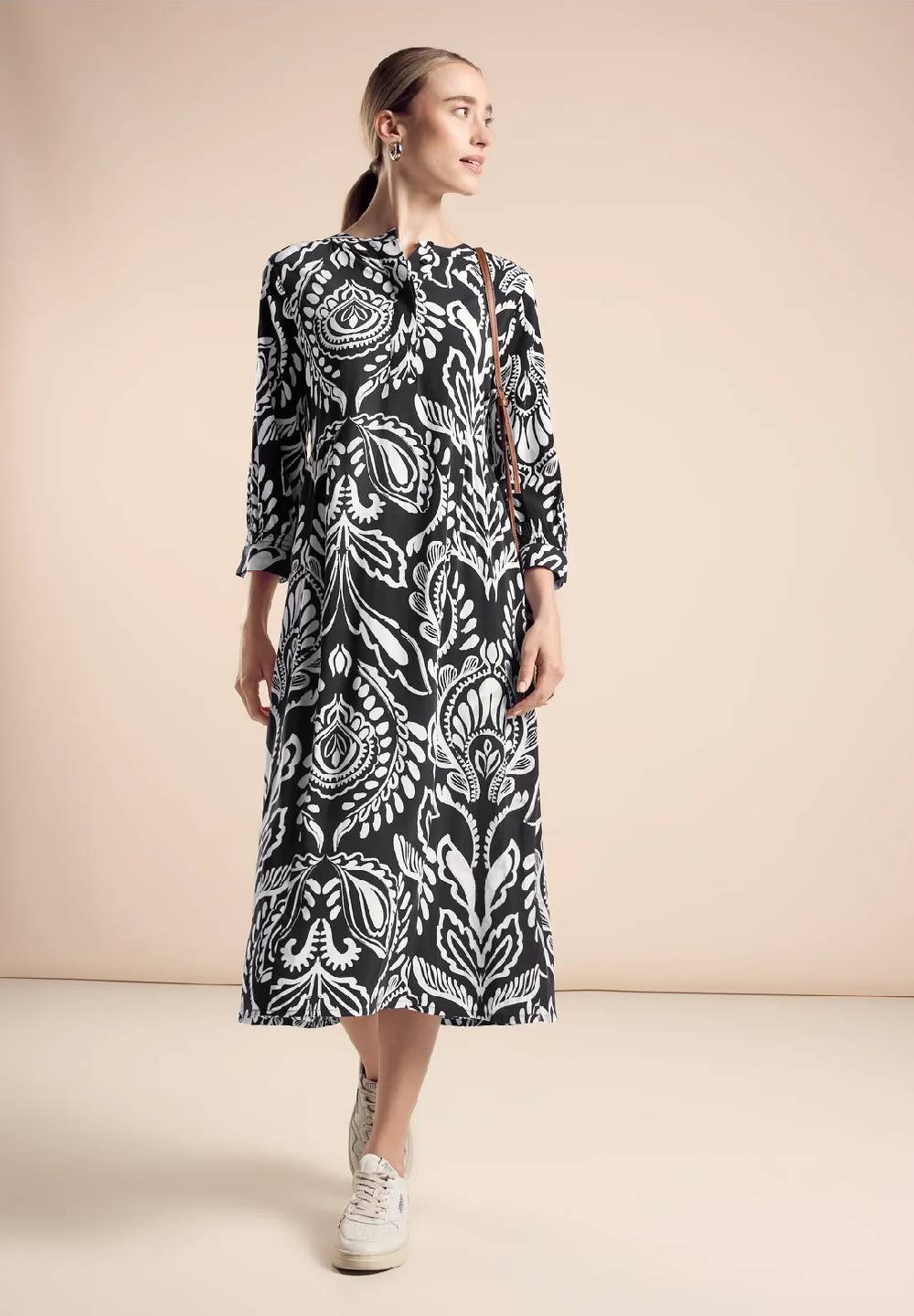 Street One Bedrucktes Midi-Kleid