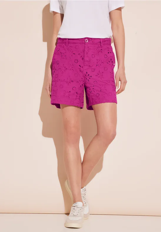 Street One Bermuda Mit Stickerei