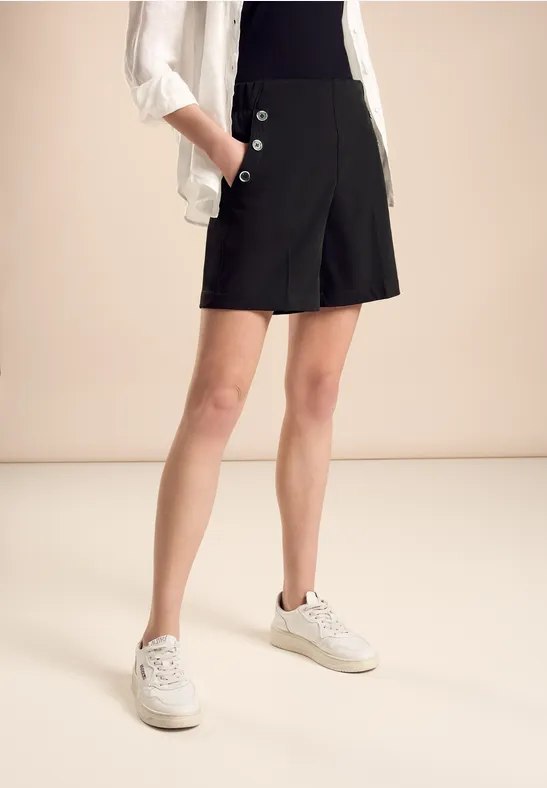 Street One Bermuda Short Mit Knöpfen