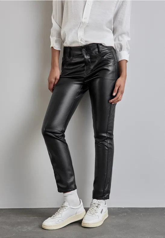 Street One Beschichtete Hose - Style YORK