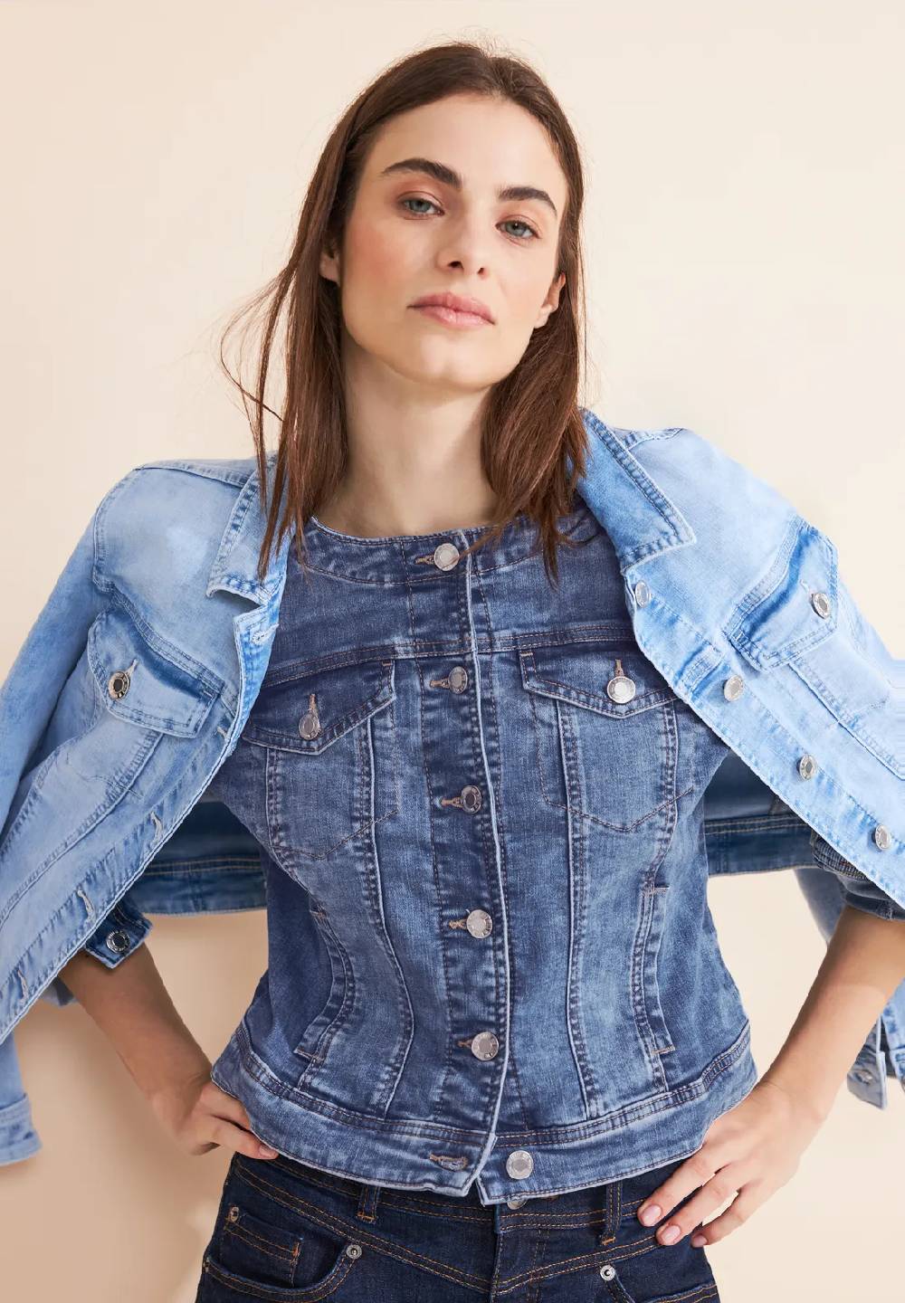 Street One Blaue Jeansjacke - Style ROXANA