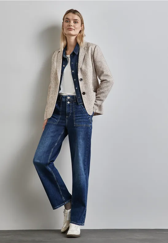 Street One Blazer Im Melange-Look