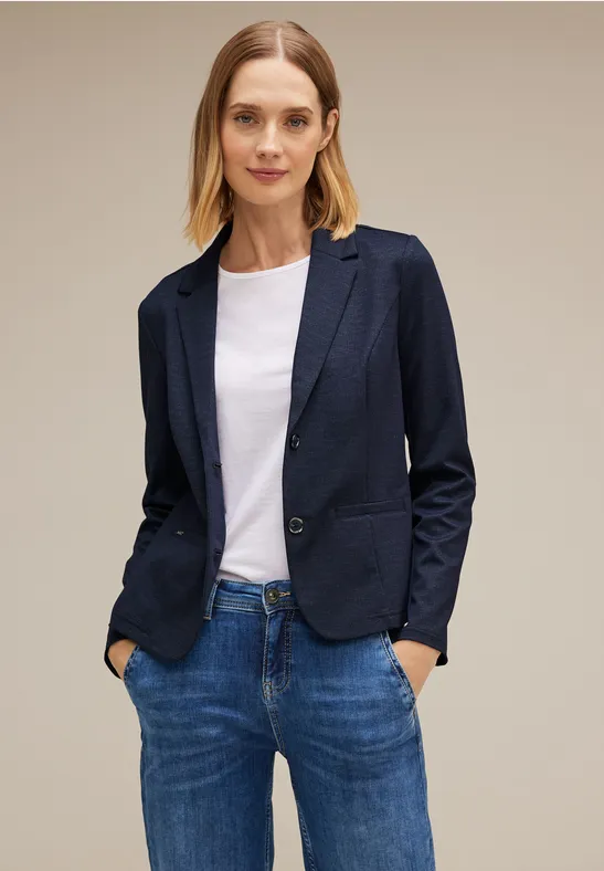 Street One Blazer In Melangeoptik