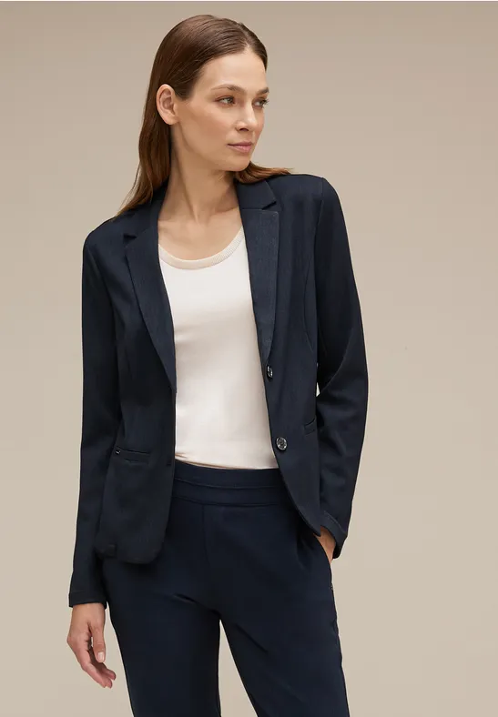 Street One Blazer Mit Fischgrät Muster