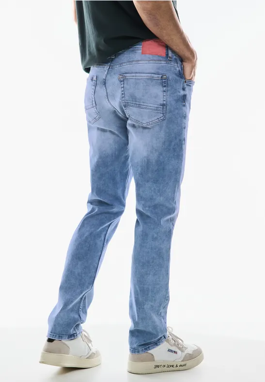 Street One Bleached Regular Fit Jeans - Style SURFER
