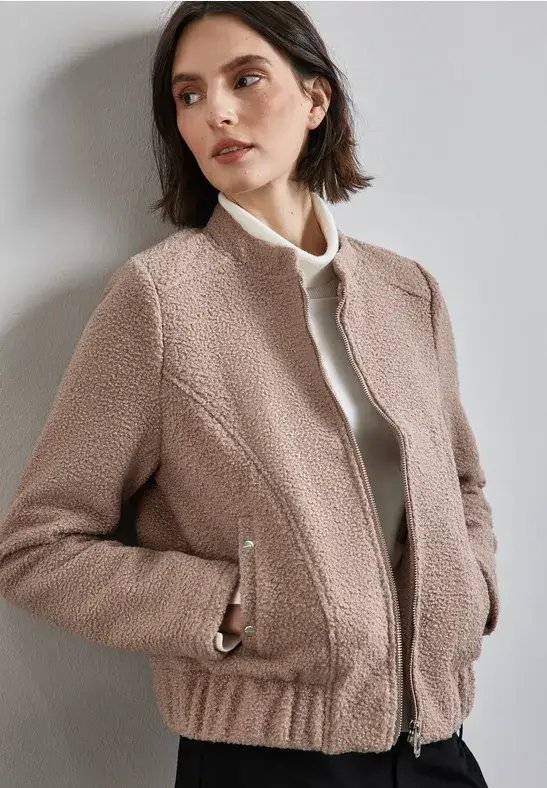 Street One Blouson Im Teddy-Look