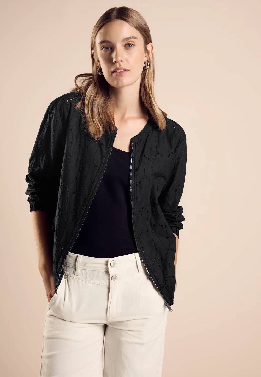 Street One Blouson mit Stickerei
