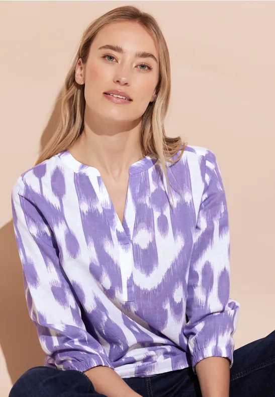 Street One Bluse Aus Leinenmischung