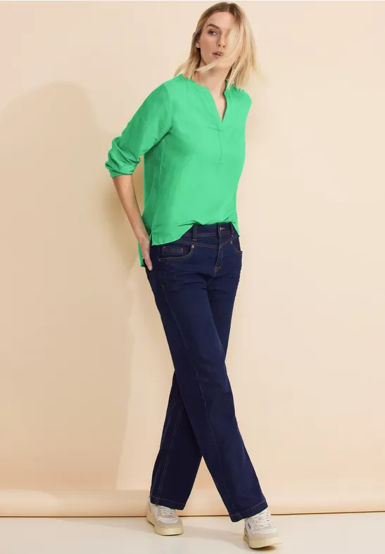 Street One Bluse Aus Leinenmischung