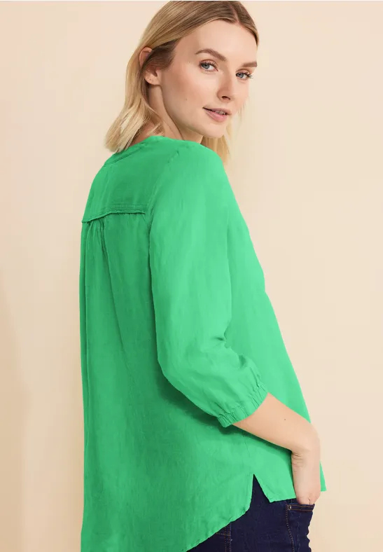 Street One Bluse Aus Leinenmischung