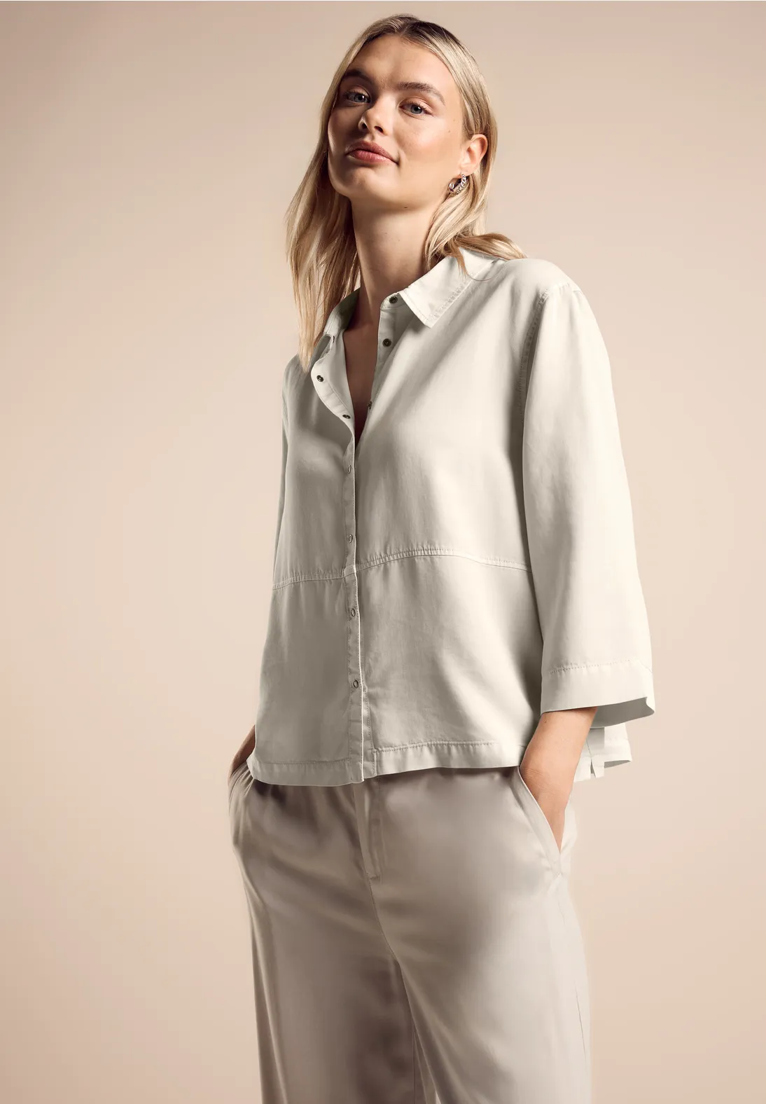 Street One Bluse im Washed-Look
