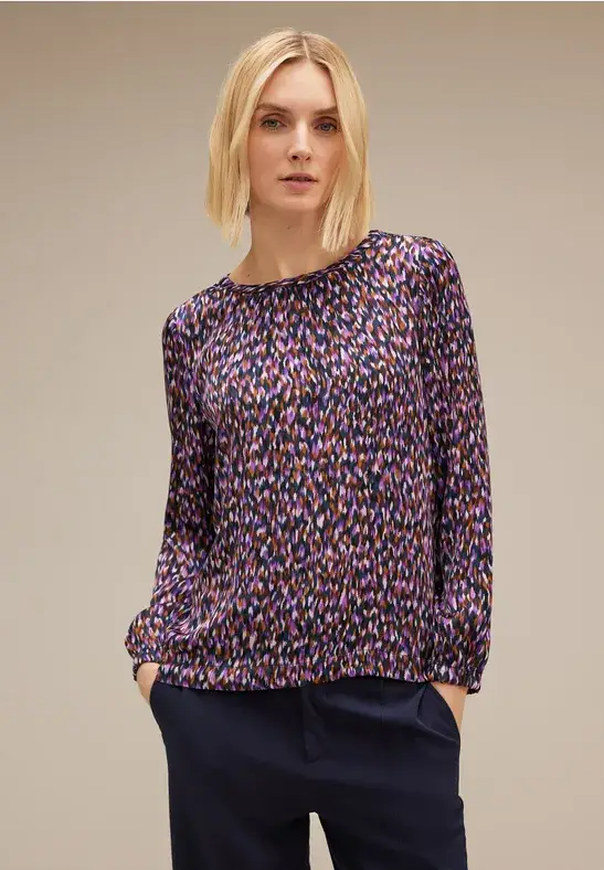 Street One Bluse In Satinoptik