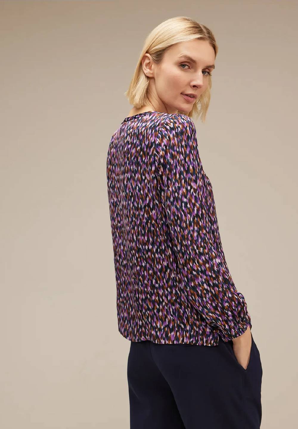 Street One Bluse In Satinoptik