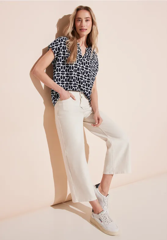 Street One Bluse Mit Armansatz