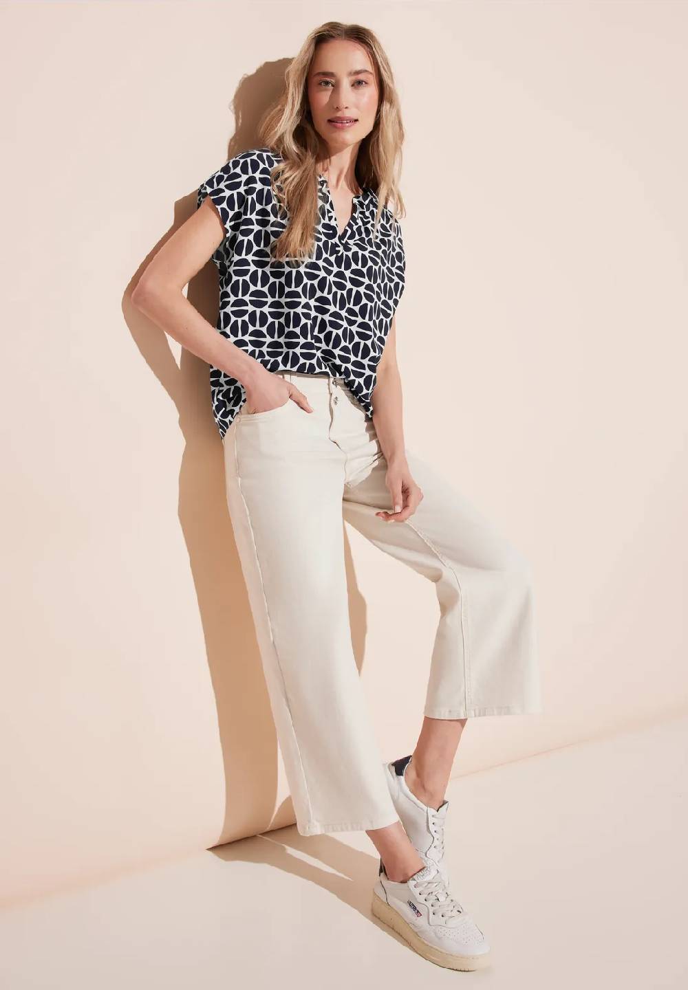 Street One Bluse mit Armansatz