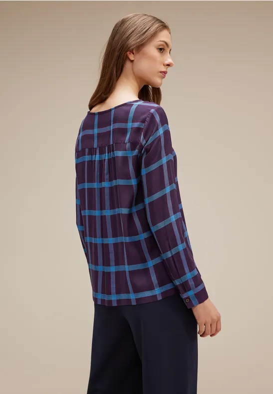 Street One Bluse Mit Karomuster