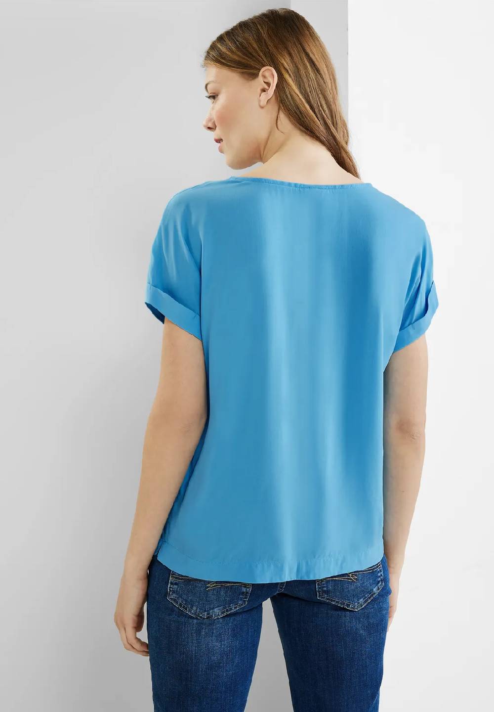 Street One Bluse Mit Klappenkragen