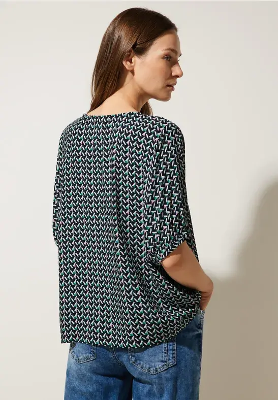 Street One Bluse Mit Minimalmuster
