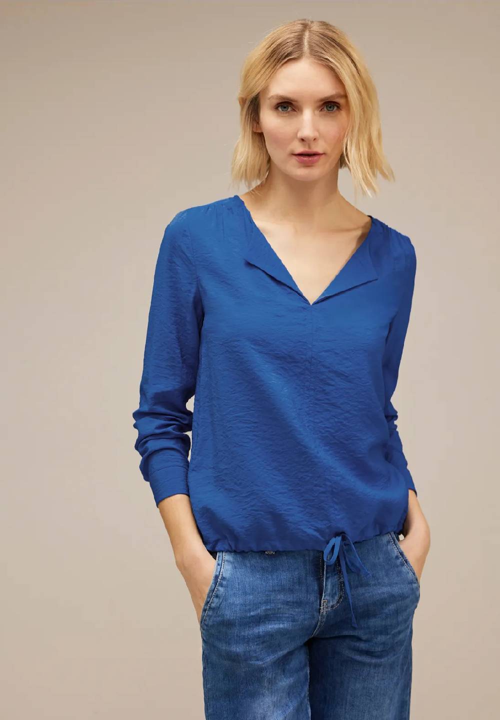 Street One Bluse mit Raffung