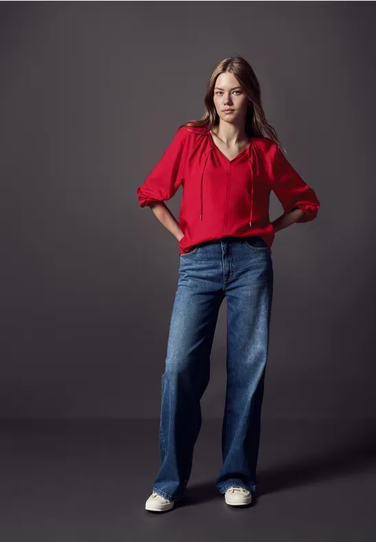 Street One Bluse Mit Raffungen