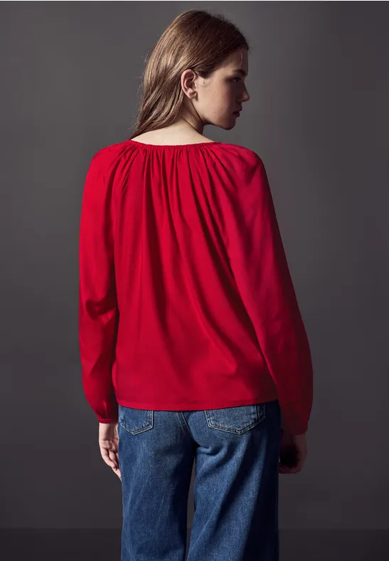 Street One Bluse Mit Raffungen