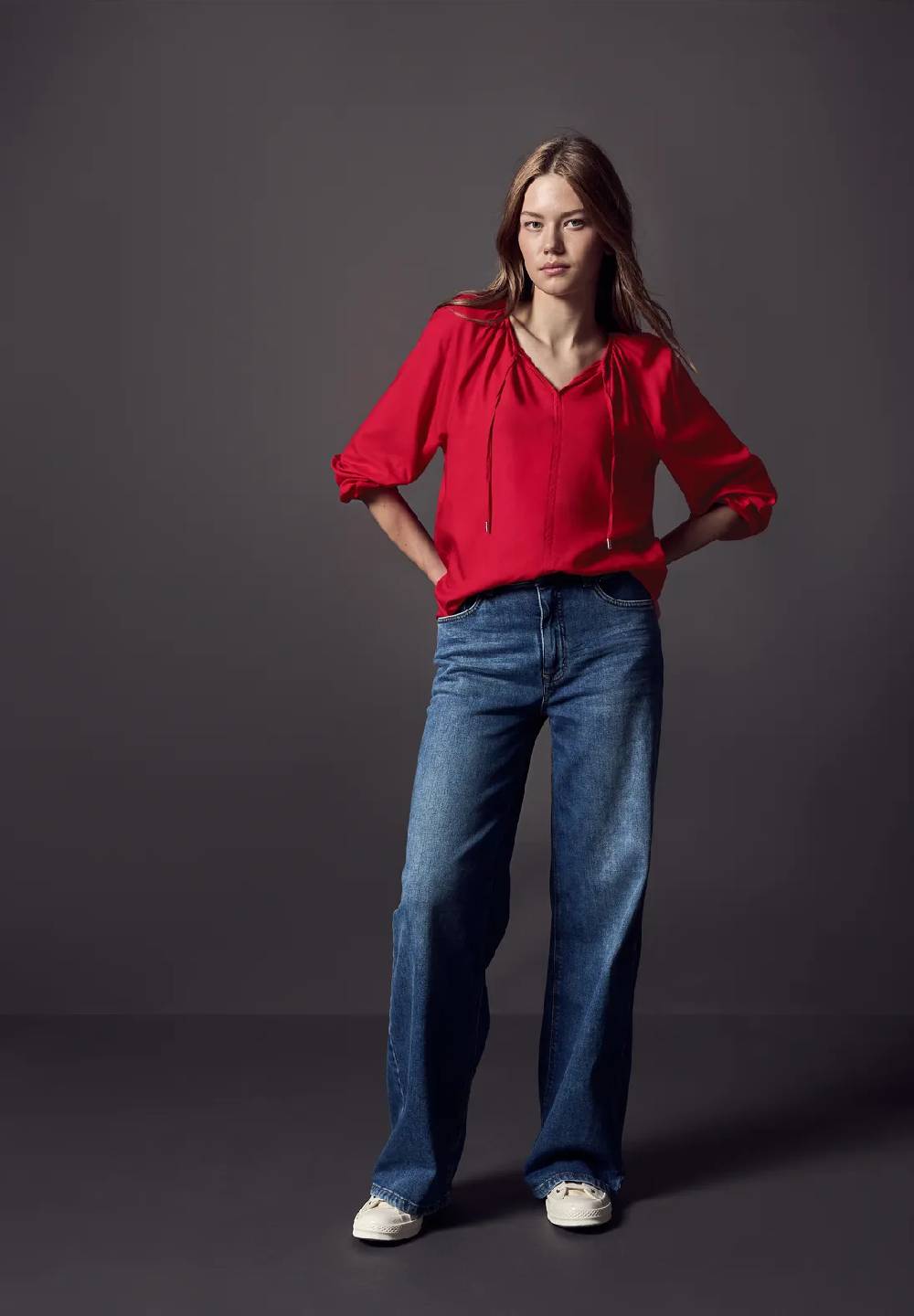 Street One Bluse mit Raffungen
