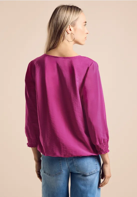 Street One Bluse Mit Smock-Detail