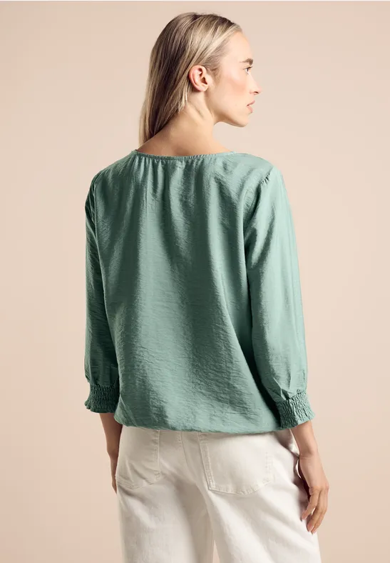 Street One Bluse Mit Smock-Detail