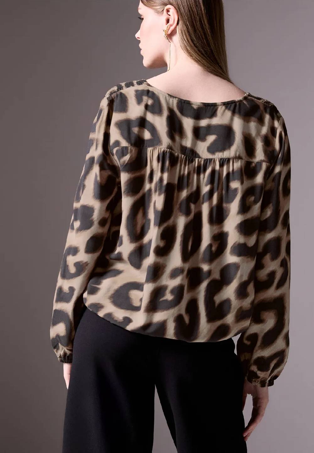 Street One Bluse Mit Smock-Detail