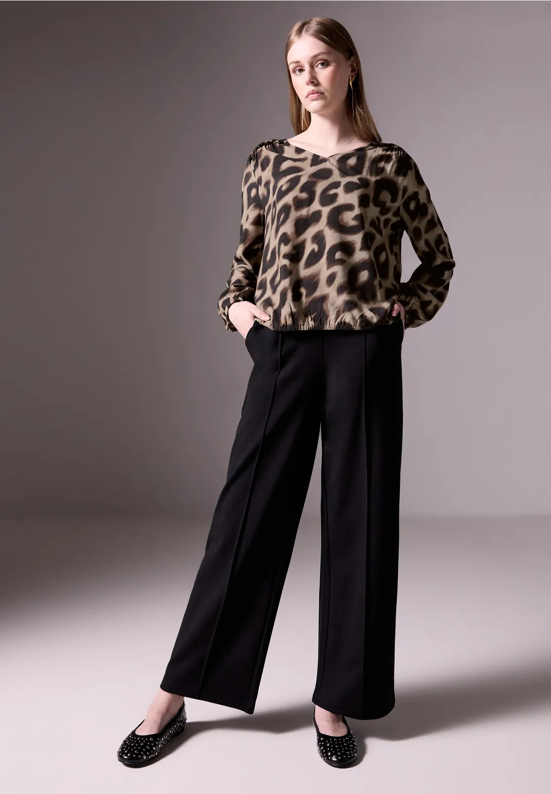 Street One Bluse mit Smock-Detail