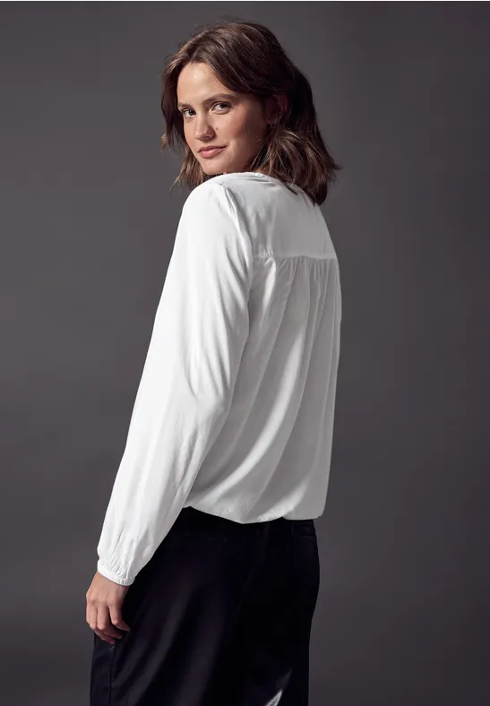 Street One Bluse Mit Smock-Detail