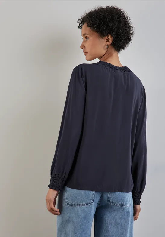 Street One Bluse Mit Smock-Details