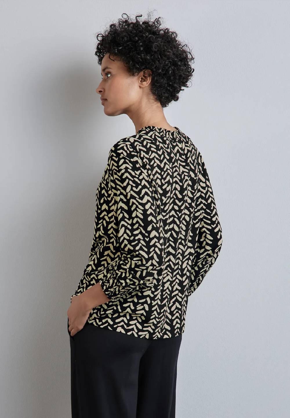 Street One Bluse Mit Smock-Details