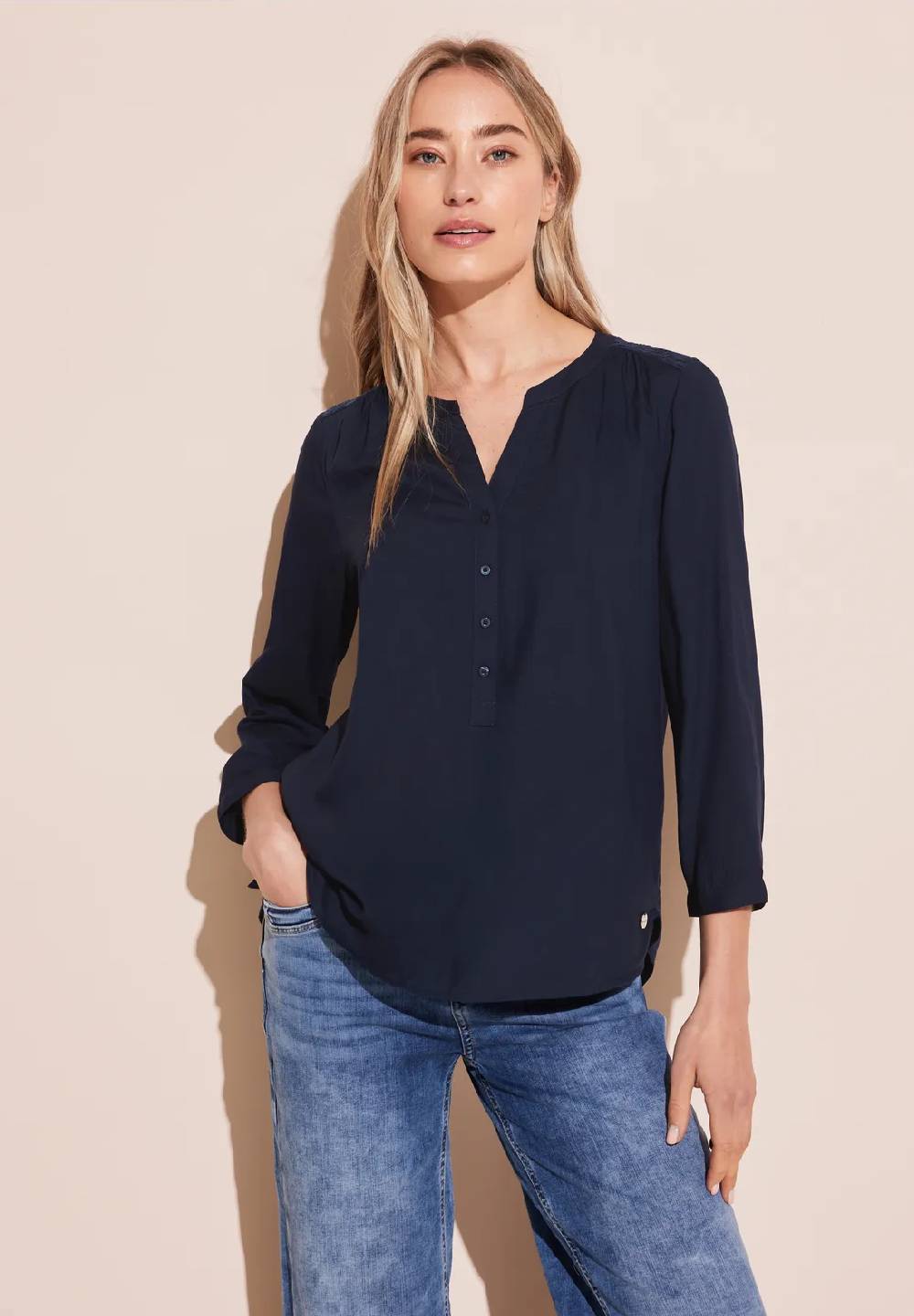 Street One Bluse mit Spitzendetail - Style BAMIKA