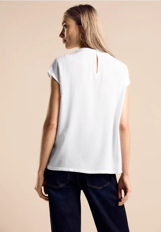 Street One Bluse Mit Stehkragen