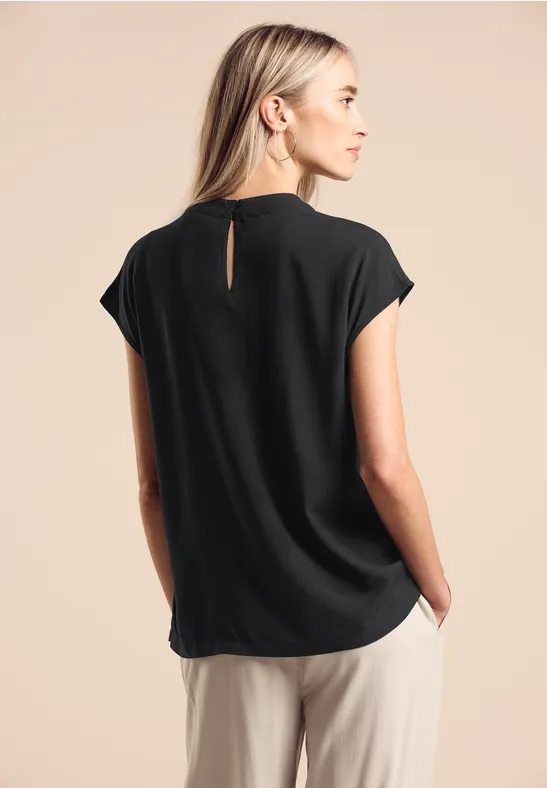 Street One Bluse Mit Stehkragen