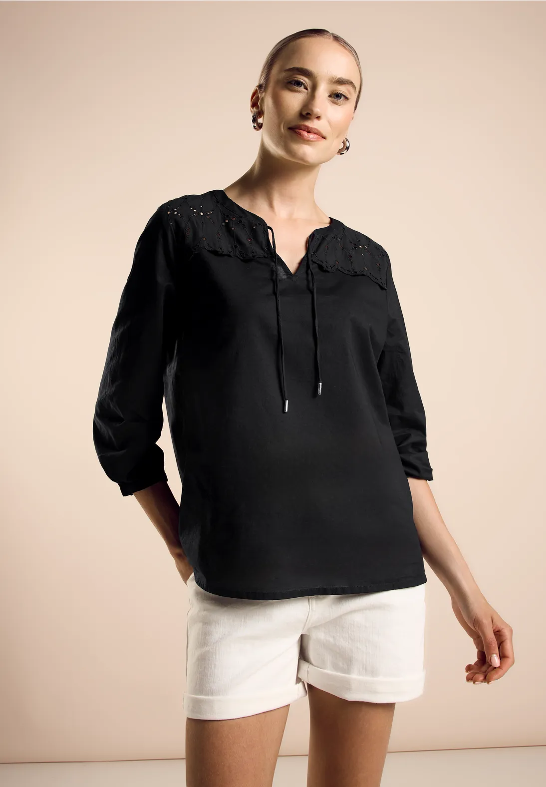 Street One Bluse Mit Stickerei