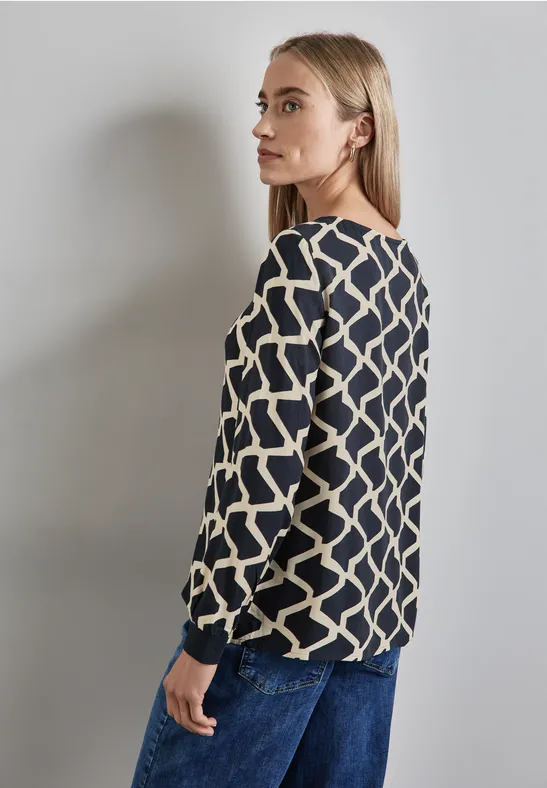 Street One Bluse Mit Tape-Details